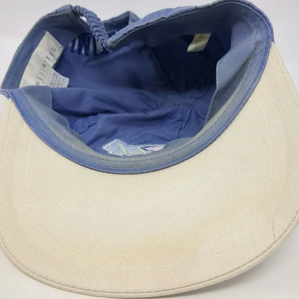 The Limited Baseball Cap Blue One Size Two Tone Embroidered Patch League Hat